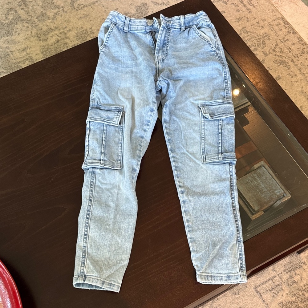 Zara Men's Denim Cargo Pants